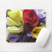 Tapis De Souris Bouquet Mousepad d'anniversaire (Avec souris)