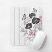 Tapis De Souris Bouquet papillon (Avec souris)