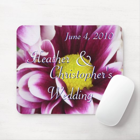 Tapis De Souris Bouquet pourpre (Avec souris)