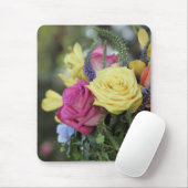 Tapis De Souris Bouquet rose Mousepad (Avec souris)