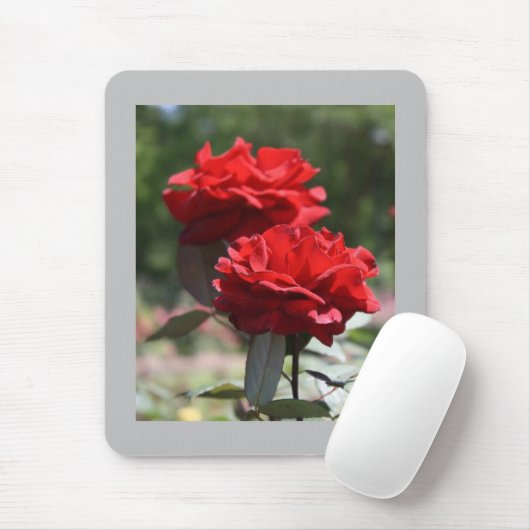 Tapis De Souris Bouquet rouge Mousepad (Avec souris)