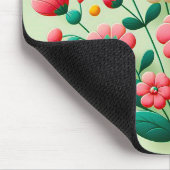 Tapis De Souris Bouquet vibrant de fleurs 3d (Coin)