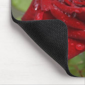Tapis De Souris Bourgeon de rose rouge (Coin)