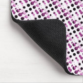 Tapis De Souris Bourgogne bulles rétro Mousepad (Coin)