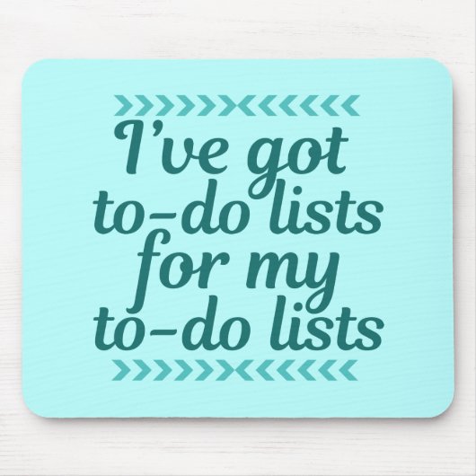 Tapis De Souris Bourreau de travail drôle (Devant)