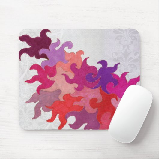 Tapis De Souris Bousepad flamme Abstraite (Avec souris)