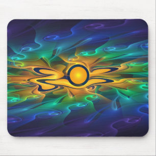 Tapis De Souris Bousepad "Light Flame Abstrait 163"