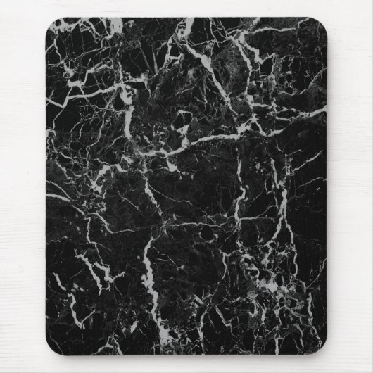 Tapis De Souris Bousepad moderne, noir, gris, abstrait (Devant)