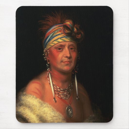 Tapis De Souris Bousepad "Plume blanche" de King (Devant)