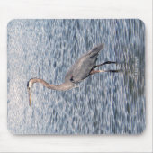 Tapis De Souris Bousepée d'eau de Blue Heron (Devant)
