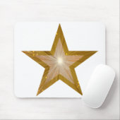 Tapis De Souris Bousepée Gold Star blanc (Avec souris)
