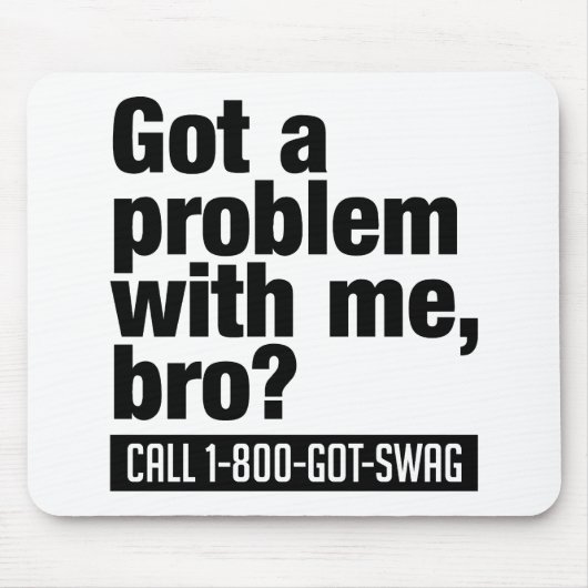 Tapis De Souris Bousepée SWAG personnalisée (Devant)