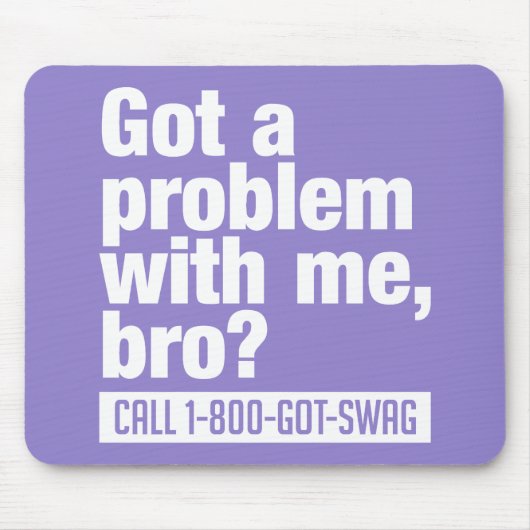 Tapis De Souris Bousepée SWAG personnalisée (Devant)