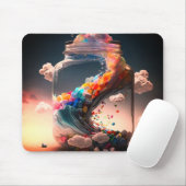 Tapis De Souris Bouteille d'Artsy (Avec souris)