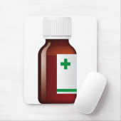 Tapis De Souris Bouteille de pilule (Avec souris)