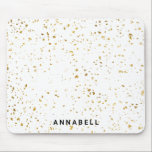 Tapis De Souris Bouteille d'or, moderne, salon Mousepad<br><div class="desc">Plaque dorée moderne,  pavé de souris. Conçu pour les designers,  stylistes,  salons,  coiffeurs et maquilleurs,  les artistes de clous et de fouets,  centre de bien-être et plus encore.</div>