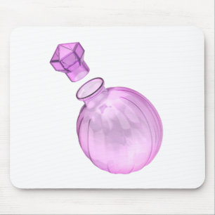 Tapis De Souris Bouteille en verre violet décorative vide
