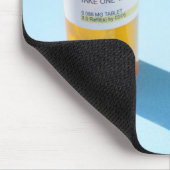 Tapis De Souris Bouteille pleine de médicaments (Coin)