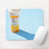Tapis De Souris Bouteille pleine de médicaments (Avec souris)