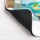 Tapis De Souris Bouteille souvenir de dessin (Coin)