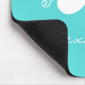 Tapis De Souris Bouteilles de papillon turquoise Mousepad (Coin)