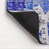 Tapis De Souris Bouteilles d'eau et boue de mesure de bande (Coin)