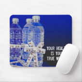Tapis De Souris Bouteilles d'eau et boue de mesure de bande (Avec souris)