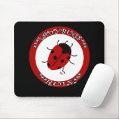 Tapis De Souris Bouton Ladybug (Avec souris)