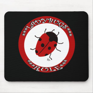 Tapis De Souris Bouton Ladybug