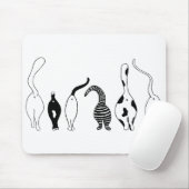 Tapis De Souris Boutons de chat (Avec souris)