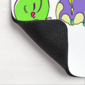 Tapis De Souris Boutons de hamster colorés (Coin)