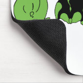 Tapis De Souris Boutons de hamster vert (Coin)