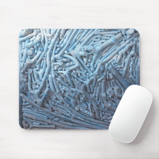 Tapis De Souris Bouts : Bleu (Avec souris)