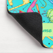 Tapis De Souris Bouture personnalisée turquoise Mousepad (Coin)