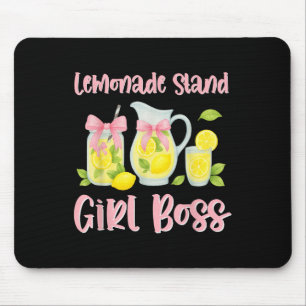 Tapis De Souris Bow Coquette Lemonade Stand Girl Boss Ceo Lemon Ju