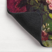 Tapis De Souris Bowl avec Peonies & Roses Van Gogh Art (Coin)