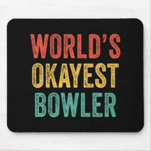 Tapis De Souris Bowler le plus amusant au monde, Lover Vintage R