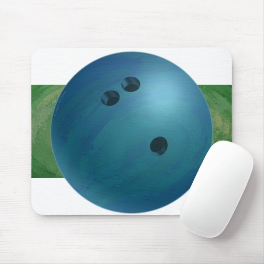 Tapis De Souris Bowling Ball Blue (Avec souris)