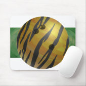 Tapis De Souris Bowling Ball Tiger Jaune (Avec souris)