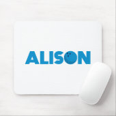 Tapis De Souris Bowling d'Alison (Avec souris)