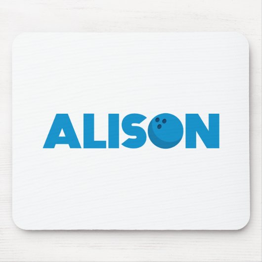 Tapis De Souris Bowling d'Alison (Devant)