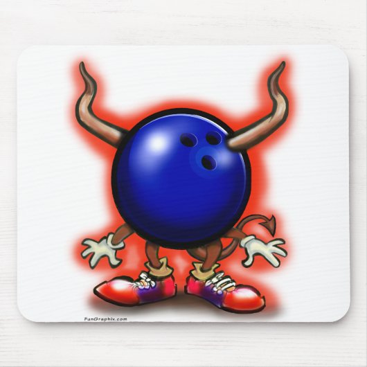Tapis De Souris Bowling Demon (Devant)