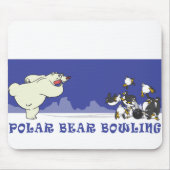 TAPIS DE SOURIS BOWLING D'OURS BLANC (Devant)
