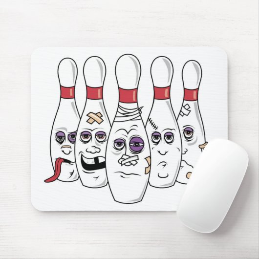 Tapis De Souris Bowling drôle (Avec souris)