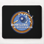 Tapis De Souris Bowling Et Billard - 2 Ll (Devant)
