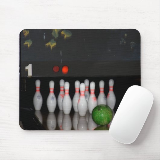Tapis De Souris Bowling Mousepad (Avec souris)