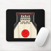 Tapis De Souris Bowling N Ed Ns Funny Bowler Player Kids Boys Men (Avec souris)