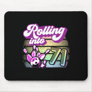 Tapis De Souris Bowling Party Rolling En 71 Bowling Anniversaire