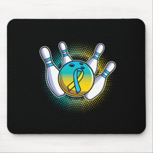 Tapis De Souris Bowling pour la sensibilisation au syndrome de Dow