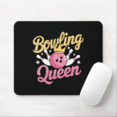 Tapis De Souris Bowling Queen Bowler Funny Bowling (Avec souris)
